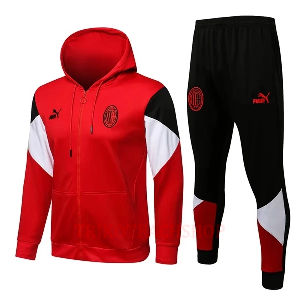 AC Milan Trainingsjacke mit Kapuze 22/23 für Herren Rot