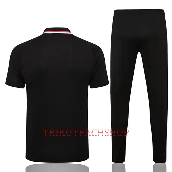 AC Milan Trainingspolo 22/23 für Herren Schwarz-Rot