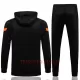 Chelsea Black Trainingsjacke mit Kapuze 22/23 für Herren Orange