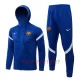 FC Barcelona Trainingsjacke mit Kapuze 22/23 für Herren Blau