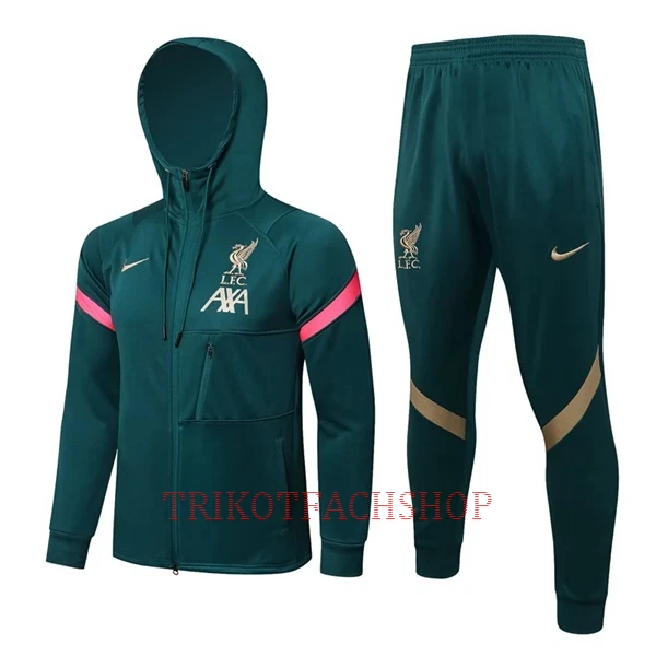 Liverpool Trainingsjacke mit Kapuze 22/23 für Herren Grün