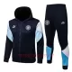 Manchester City Trainingsjacke mit Kapuze 22/23 für Herren Blau