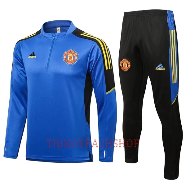 Manchester United Trainingsanzug 22/23 für Kinder Blau