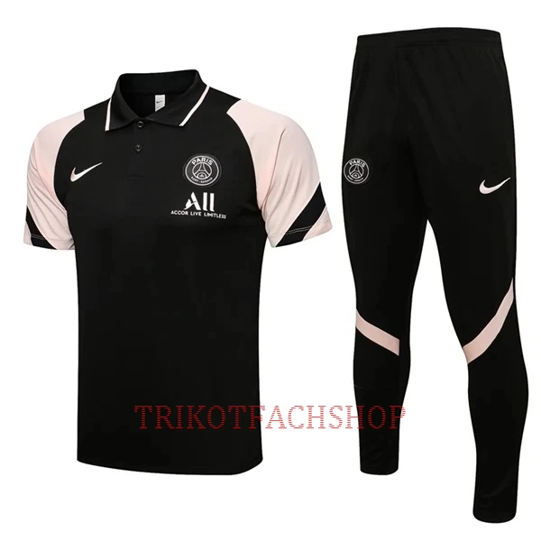 Paris Saint-Germain Trainingspolo 22/23 für Herren Schwarz-Rosa