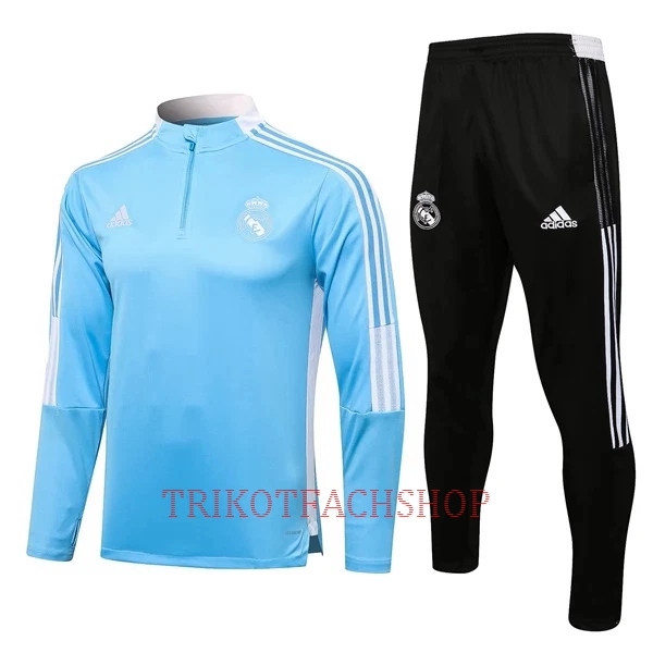 Real Madrid Trainingsanzug 22/23 für Kinder Hellblau