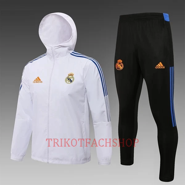 Real Madrid Trainingsjacke Windrunner-Anzug 22/23 für Herren Weiß