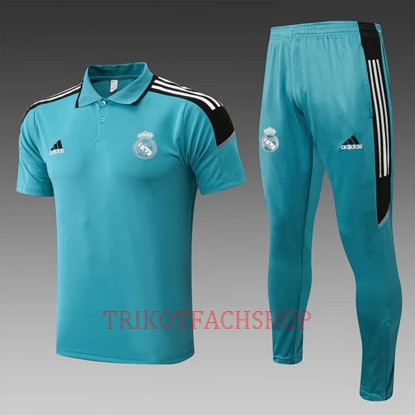 Real Madrid Trainingspolo 22/23 für Herren Blau