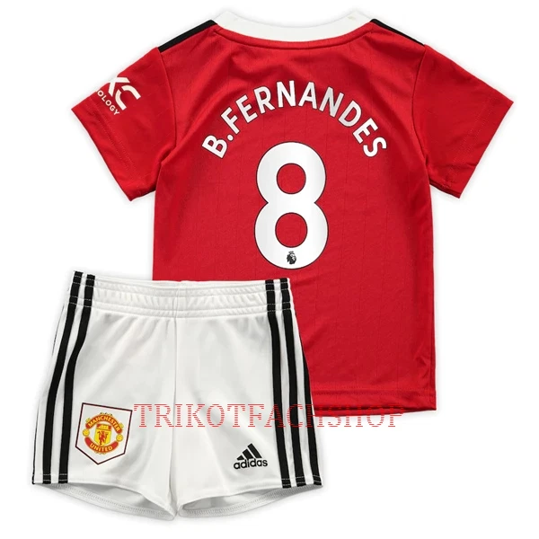 Manchester United Bruno Fernandes 8 Heimtrikot 22/23 für Kinder