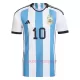 Argentinien Lionel Messi 10 Heimtrikot WM 2022 für Herren