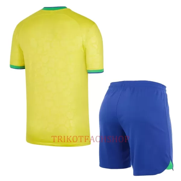 Brasilien Heimtrikot WM 2022 für Kinder