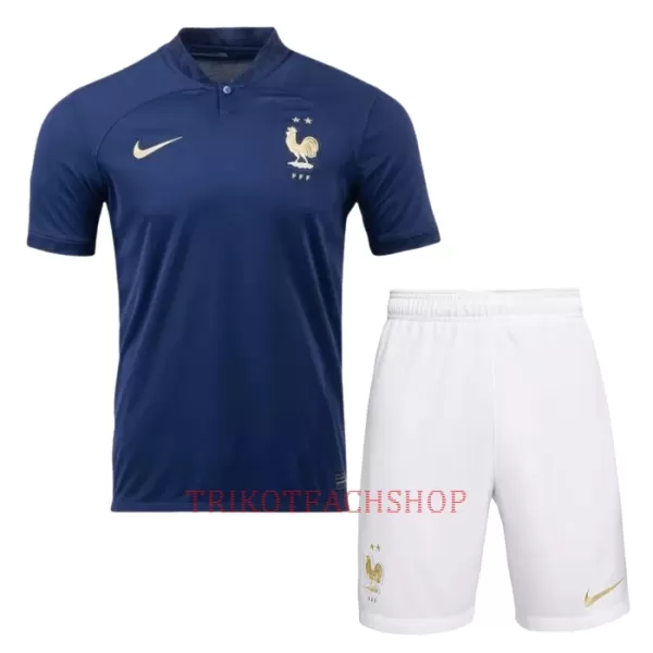 Frankreich Heimtrikot WM 2022 für Kinder