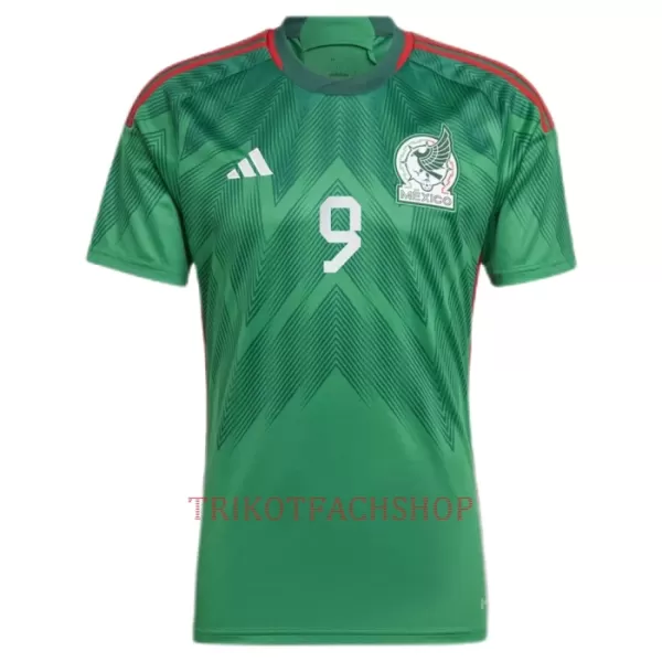 Mexiko Raul 9 Heimtrikot WM 2022 für Herren