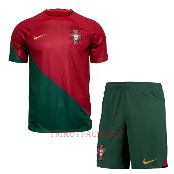 Portugal Heimtrikot WM 2022 für Kinder