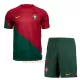 Portugal Heimtrikot WM 2022 für Kinder