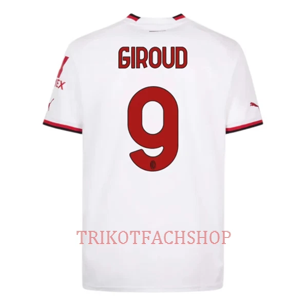 AC Milan Olivier Giroud 9 Auswärtstrikot 22/23 für Herren