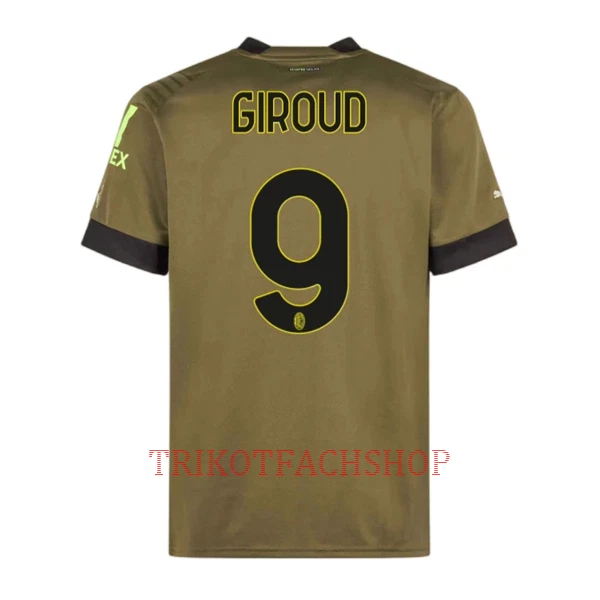 AC Milan Olivier Giroud 9 Ausweichtrikot 22/23 für Herren