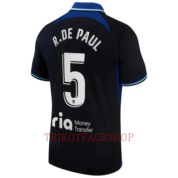 Atlético Madrid Rodrigo de Paul 5 Auswärtstrikot 22/23 für Herren