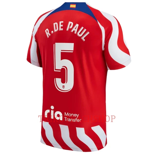 Atlético Madrid Rodrigo de Paul 5 Heimtrikot 22/23 für Herren