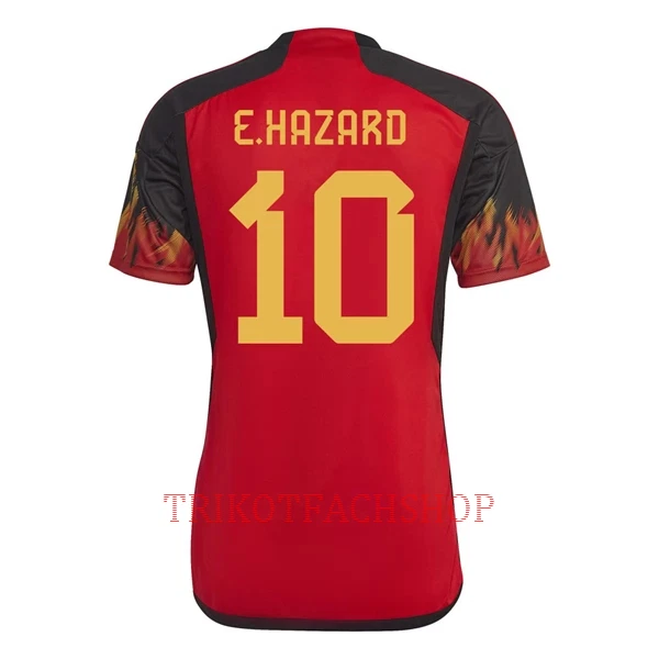 Belgien Hazard 10 Heimtrikot WM 2022 für Herren