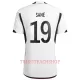 Deutschland Leroy Sane 19 Heimtrikot WM 2022 für Herren