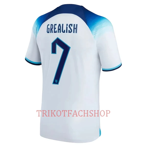 England Jack Grealish 7 Heimtrikot WM 2022 für Herren