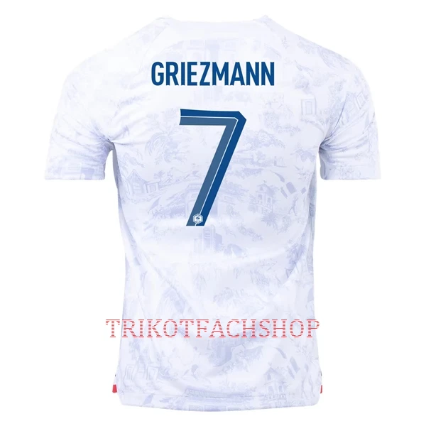 Frankreich Antoine Griezmann 7 Auswärtstrikot WM 2022 für Herren