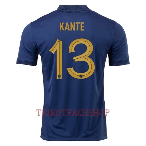 Frankreich N-Golo Kanté 13 Heimtrikot WM 2022 für Herren