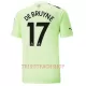 Manchester City Kevin De Bruyne 17 Ausweichtrikot 22/23 für Herren