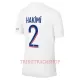 Paris Saint-Germain Achraf Hakimi 2 Ausweichtrikot 22/23 für Herren