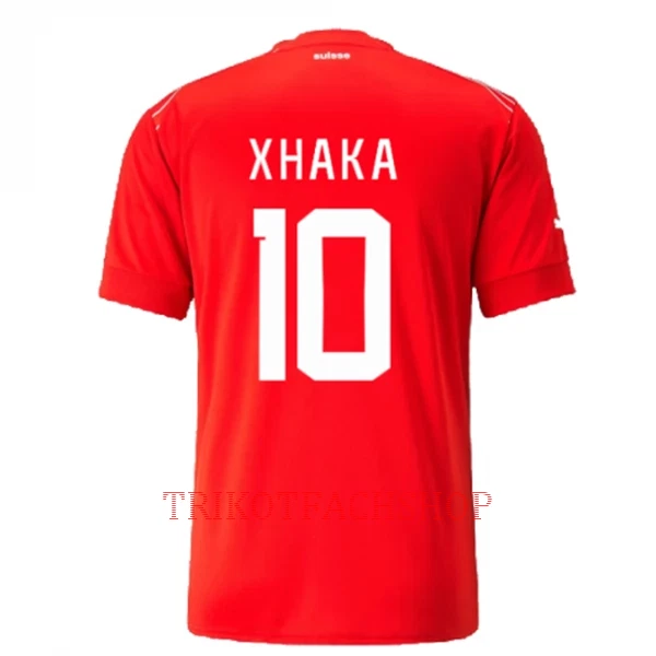 Schweiz Xhaka 10 Heimtrikot WM 2022 für Herren