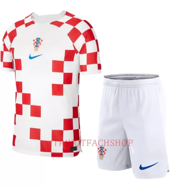 Kroatien Heimtrikot WM 2022 für Kinder