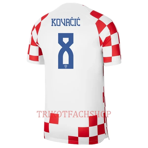 Kroatien Mateo Kovacic 8 Heimtrikot WM 2022 für Herren