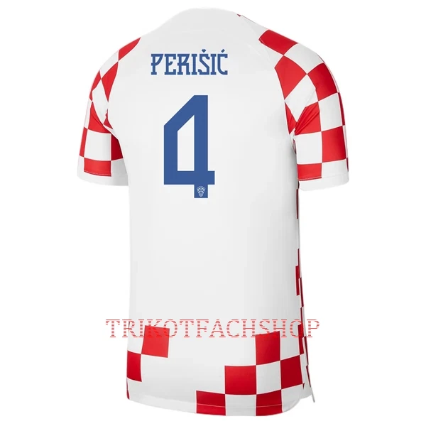 Kroatien Perisic 4 Heimtrikot WM 2022 für Herren