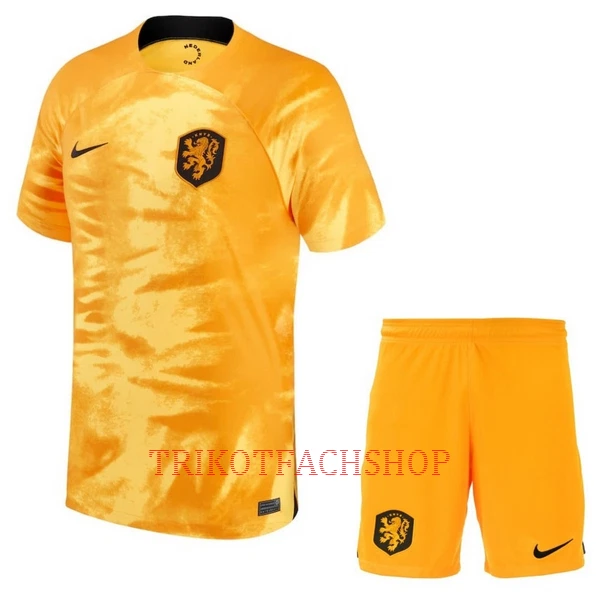 Niederlande Heimtrikot WM 2022 für Kinder