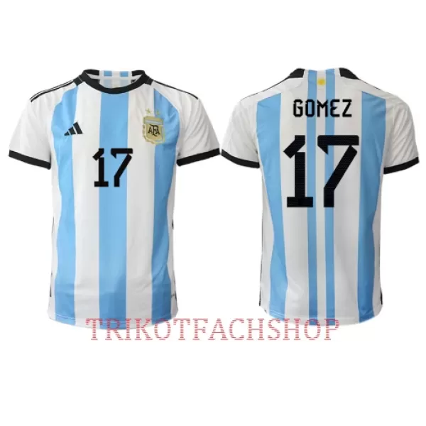 Argentinien Alejandro Gomez 17 Heimtrikot WM 2022 für Herren