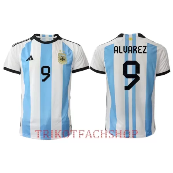 Argentinien Julián Álvarez 9 Heimtrikot WM 2022 für Herren