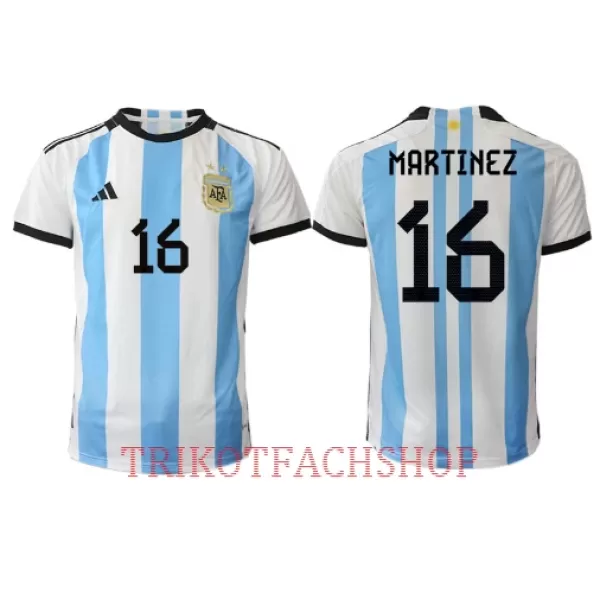 Argentinien Lisandro Martinez 16 Heimtrikot WM 2022 für Herren