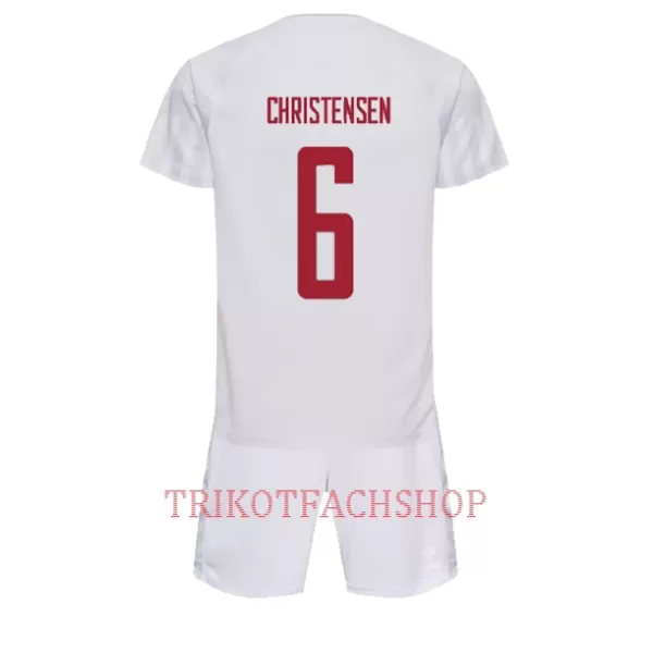 Dänemark Andreas Christensen 6 Auswärtstrikot WM 2022 für Kinder