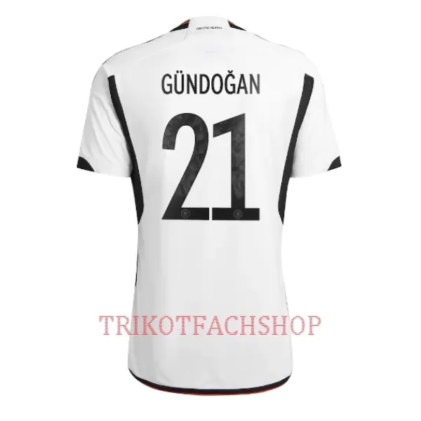 Deutschland Ilkay Gündogan 21 Heimtrikot WM 2022 für Herren