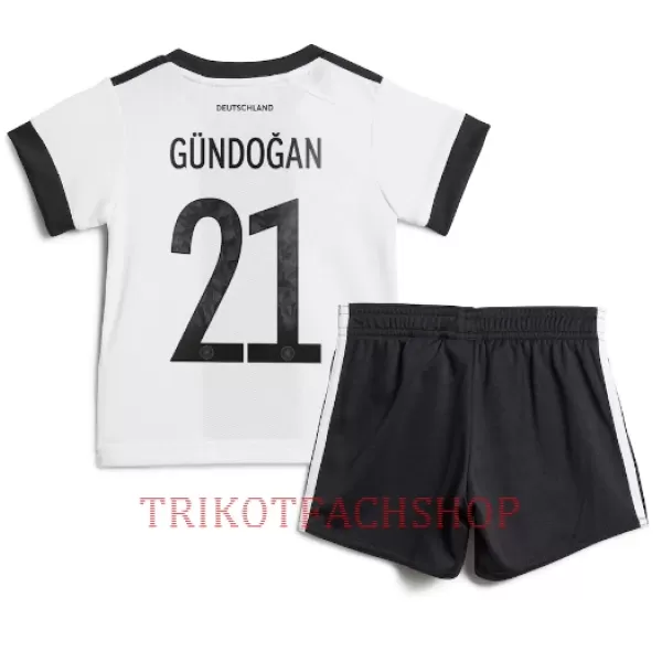 Deutschland Ilkay Gündogan 21 Heimtrikot WM 2022 für Kinder