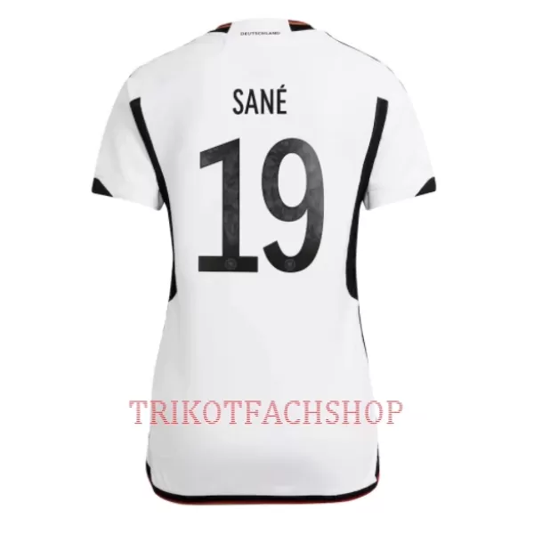 Deutschland Leroy Sané 19 Heimtrikot WM 2022 für Damen