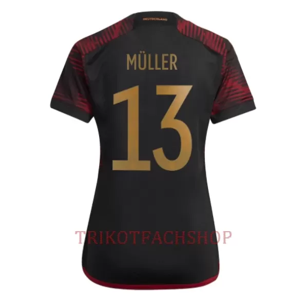 Deutschland Thomas Müller 13 Auswärtstrikot WM 2022 für Damen