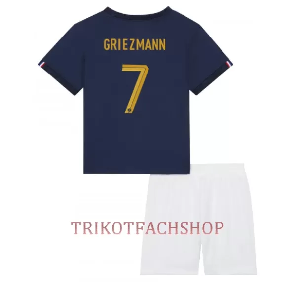 Frankreich Antoine Griezmann 7 Heimtrikot WM 2022 für Kinder