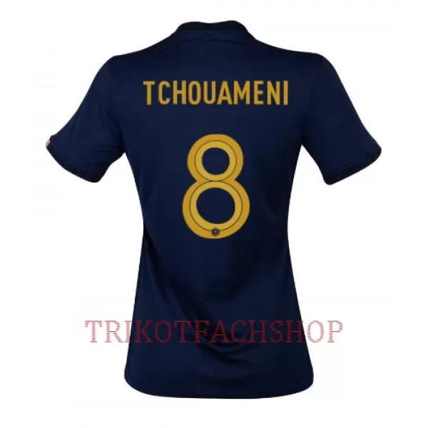 Frankreich Aurélien Tchouaméni 8 Heimtrikot WM 2022 für Damen