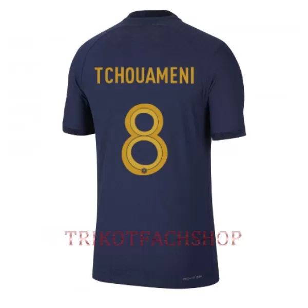 Frankreich Aurélien Tchouaméni 8 Heimtrikot WM 2022 für Herren