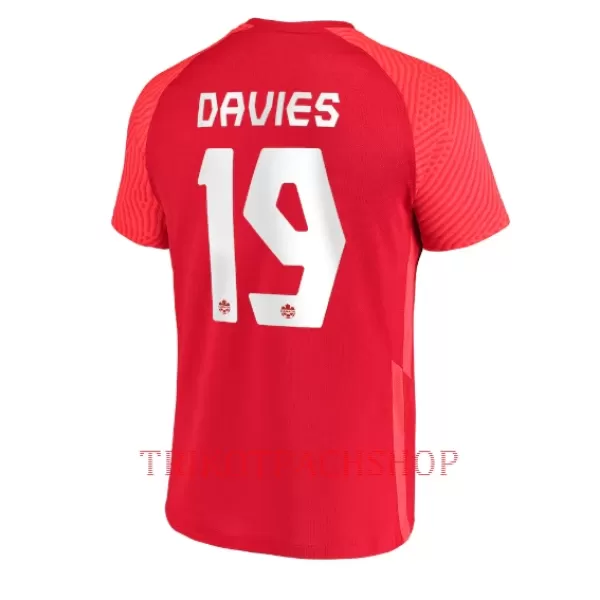 Kanada Alphonso Davies 19 Heimtrikot WM 2022 für Herren