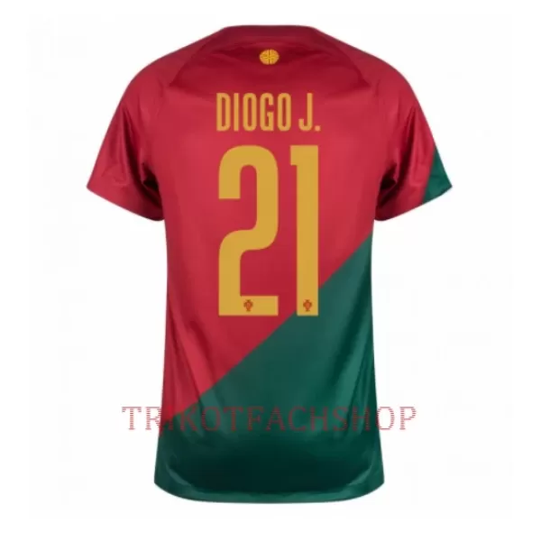 Portugal Diogo Jota 21 Heimtrikot WM 2022 für Herren