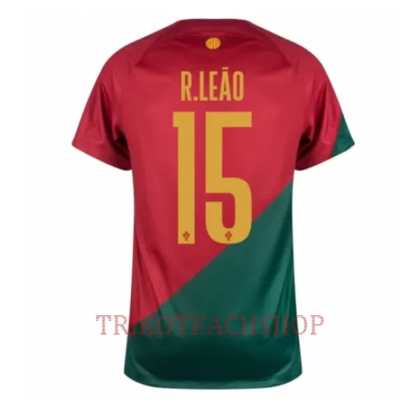 Portugal Rafael Leão 15 Heimtrikot WM 2022 für Herren