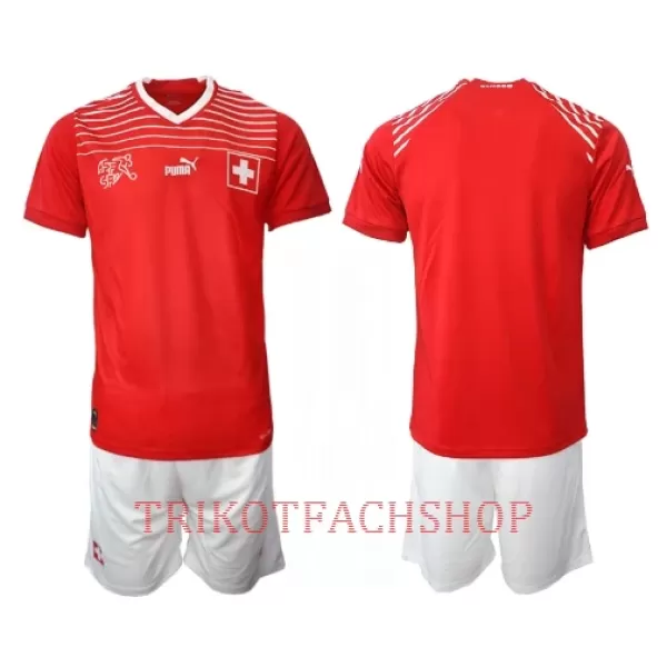 Schweiz Heimtrikot WM 2022 für Kinder