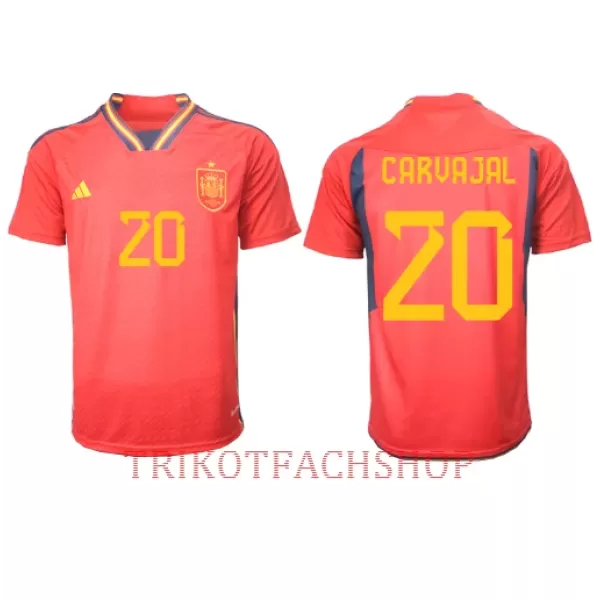 Spanien Daniel Carvajal 20 Heimtrikot WM 2022 für Herren